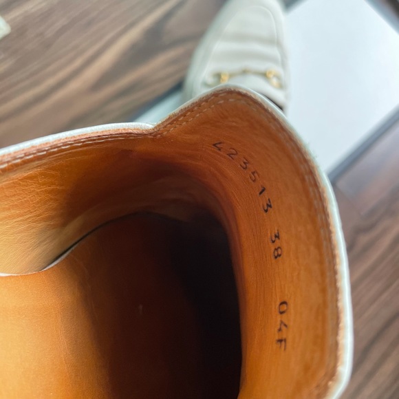 Gucci white leather Mule size 38 us 8 - Picture 5 of 9